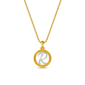 Initial R Pendant