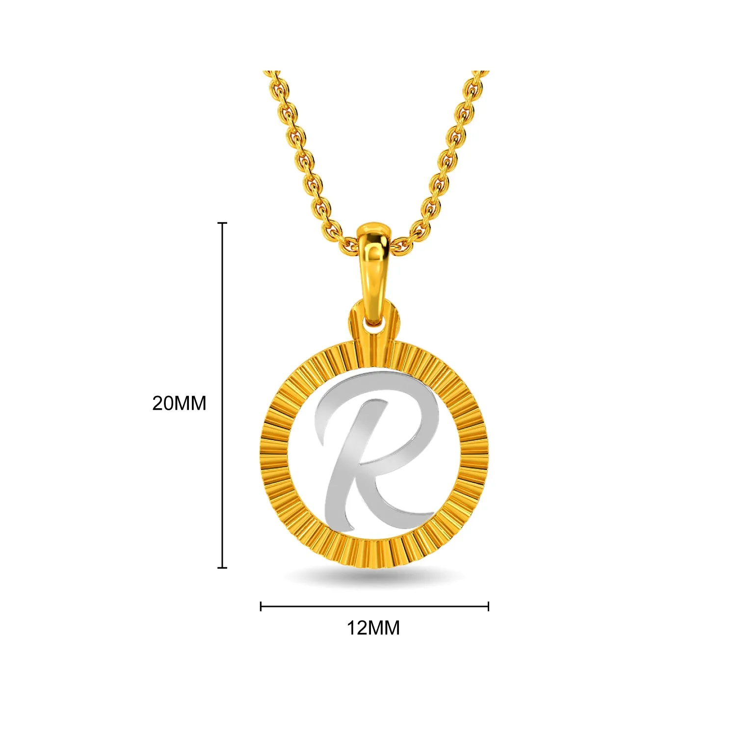 Initial R Pendant