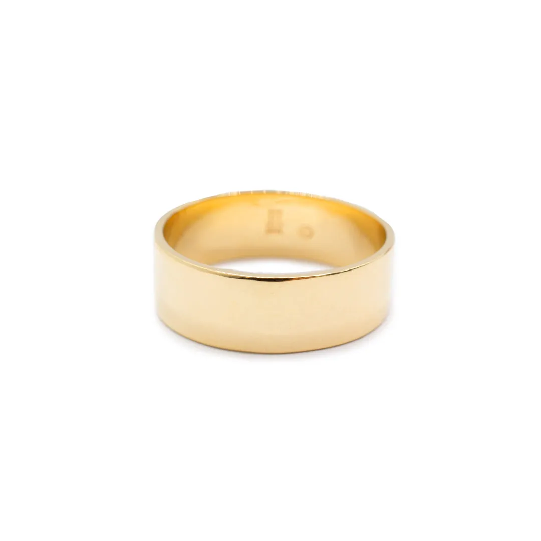 James Avery Men's 14K Yellow Gold Cross Ring Gold Band