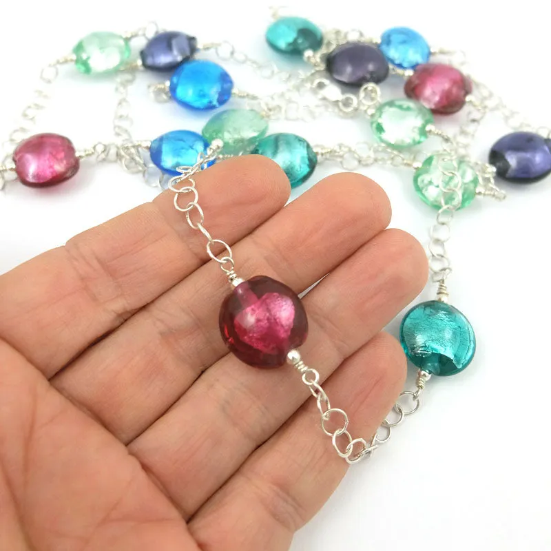 jewel sparkle strand necklace