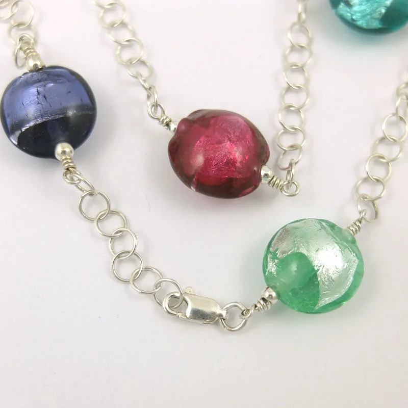 jewel sparkle strand necklace