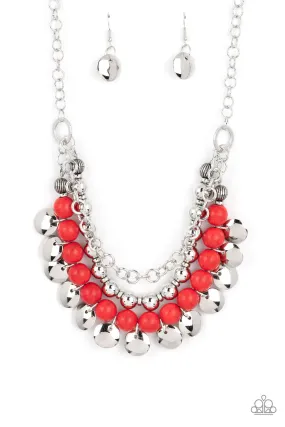 Leave Her Wild - Red Paparazzi Necklace