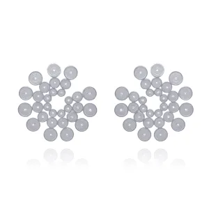 LIZZIE SILVER LARGE EARRINGS FILIGREE