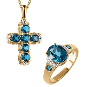 London Blue Topaz Devotion Collection