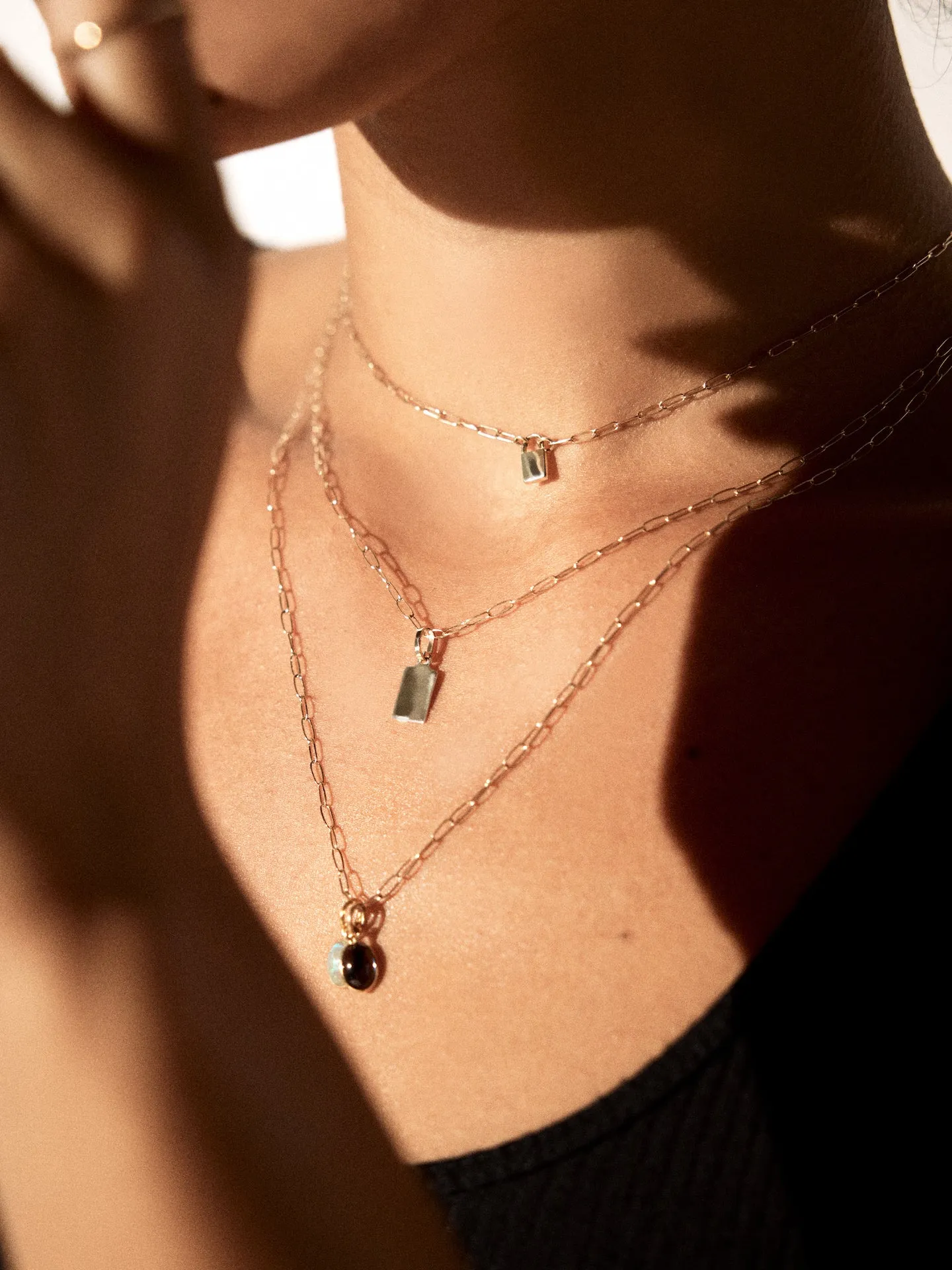 Long Link Chain Necklace