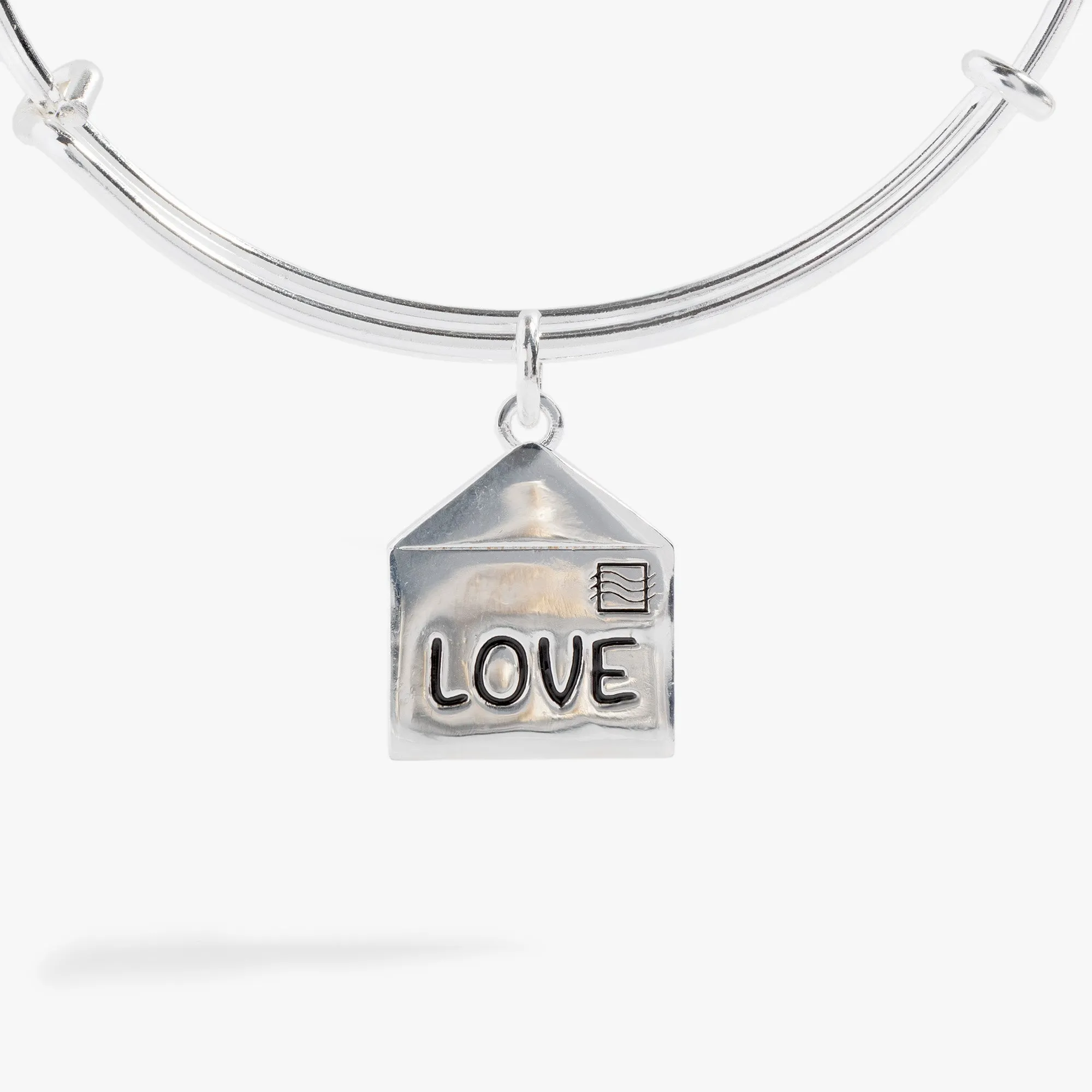 Love Letter Charm Bangle