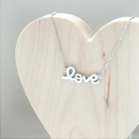 LOVE Necklace in silver