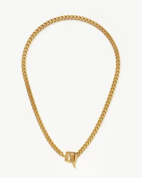 Lucy Williams T-Bar Chain Necklace | 18ct Gold Plated