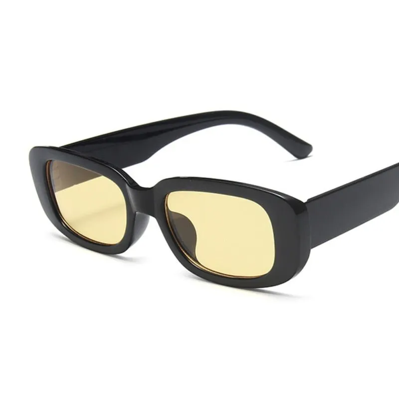 Luxury Brand Travel Small Rectangle Sun Glasses