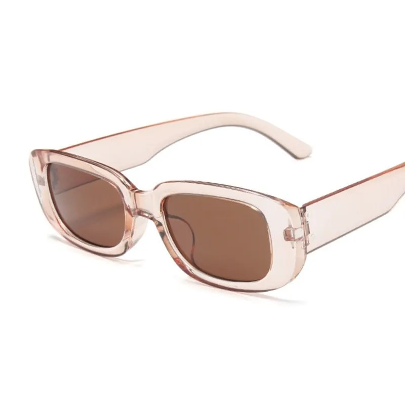 Luxury Brand Travel Small Rectangle Sun Glasses