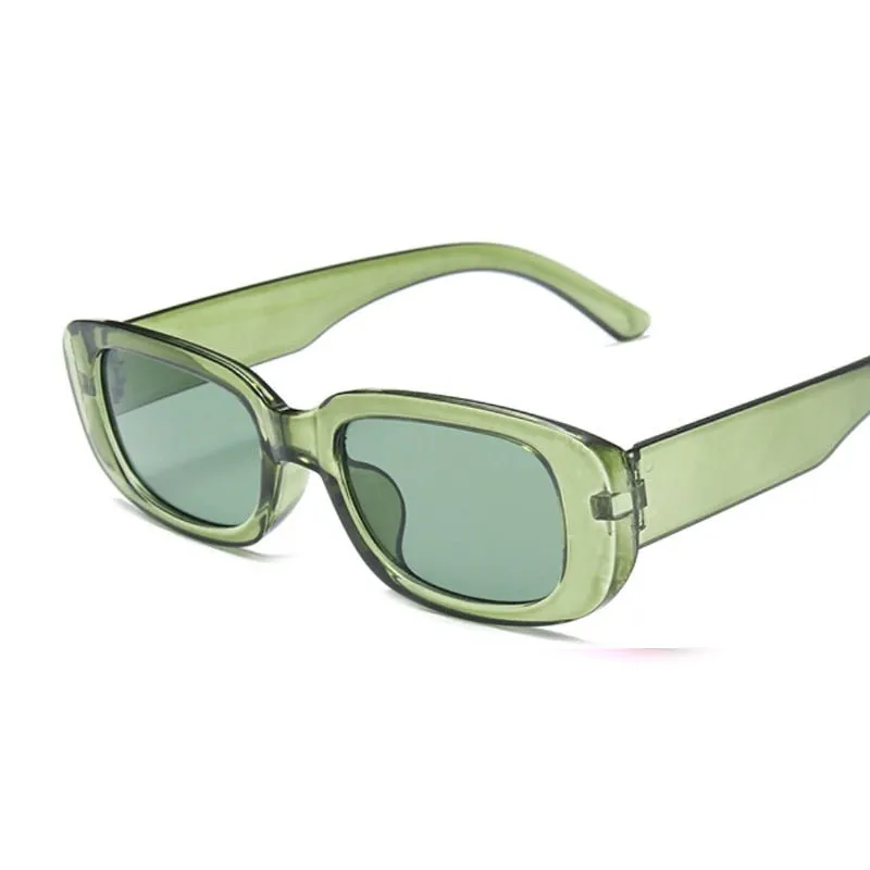 Luxury Brand Travel Small Rectangle Sun Glasses