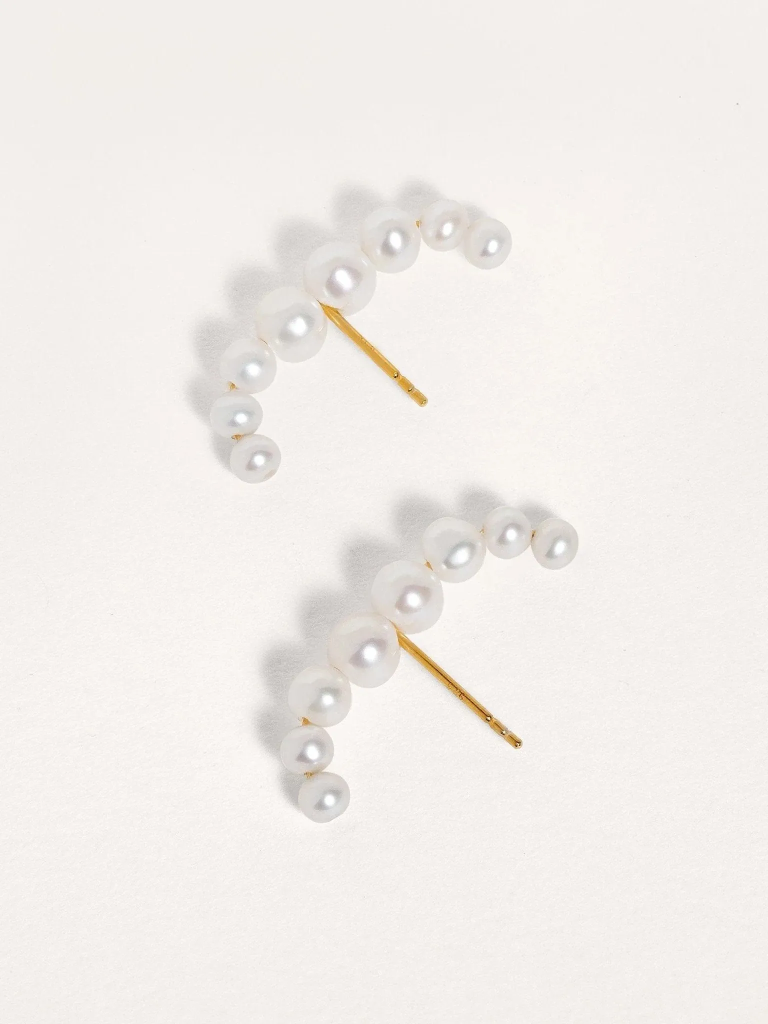 Martha Statement Pearl Ear Cuffs