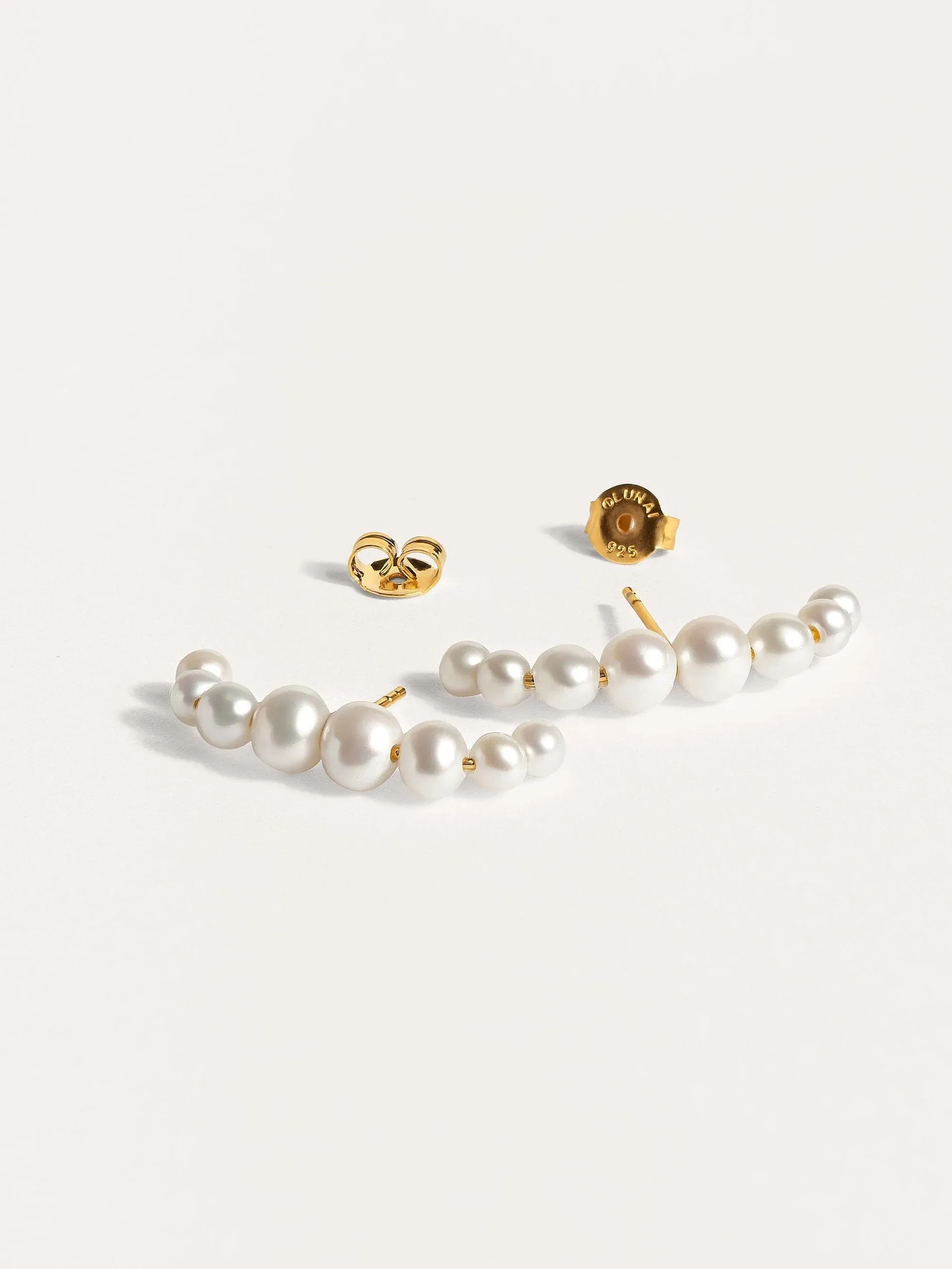 Martha Statement Pearl Ear Cuffs