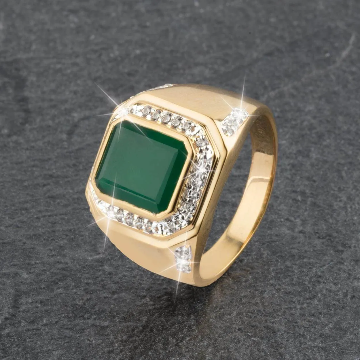 Master Green Onyx Ring