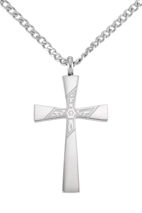 Men's Stainless Steel Cross Pendant