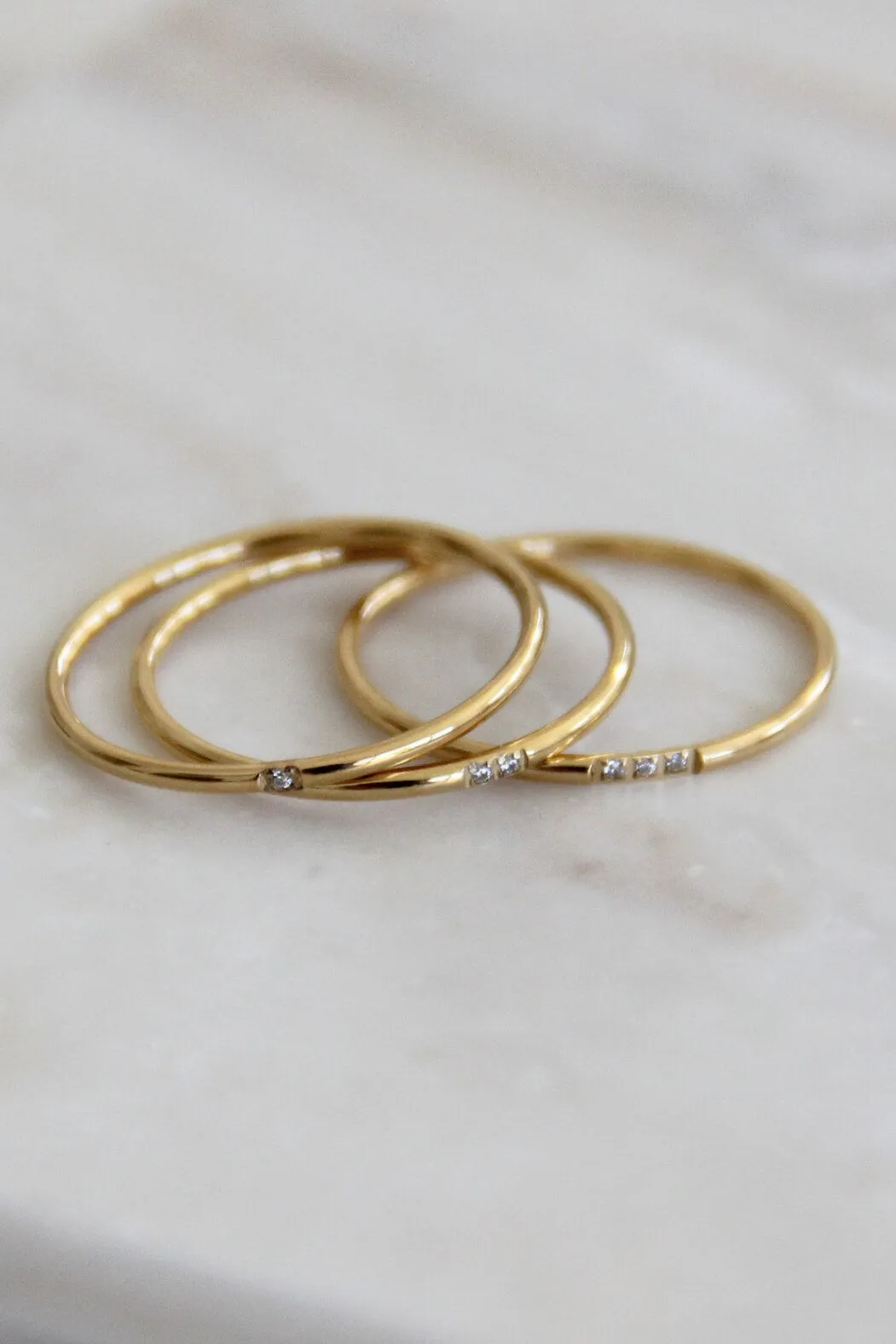 Mina Band Ring Set