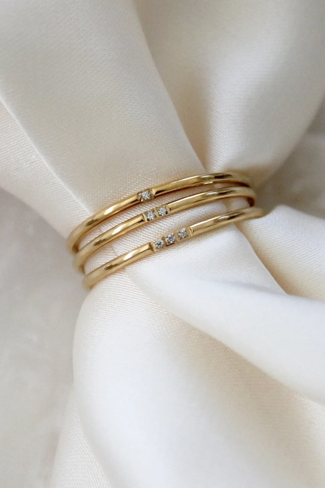 Mina Band Ring Set