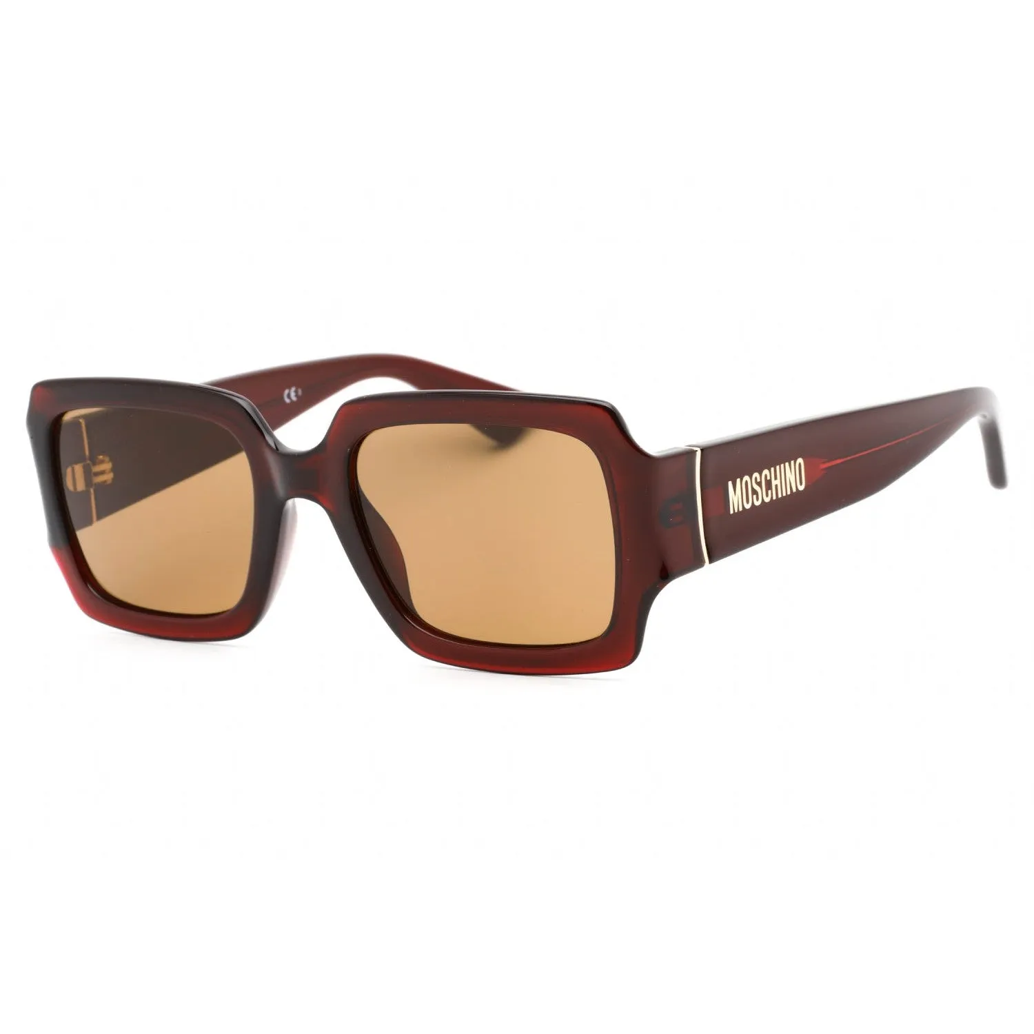 Moschino MOS063/S Sunglasses Red / Brown Women's