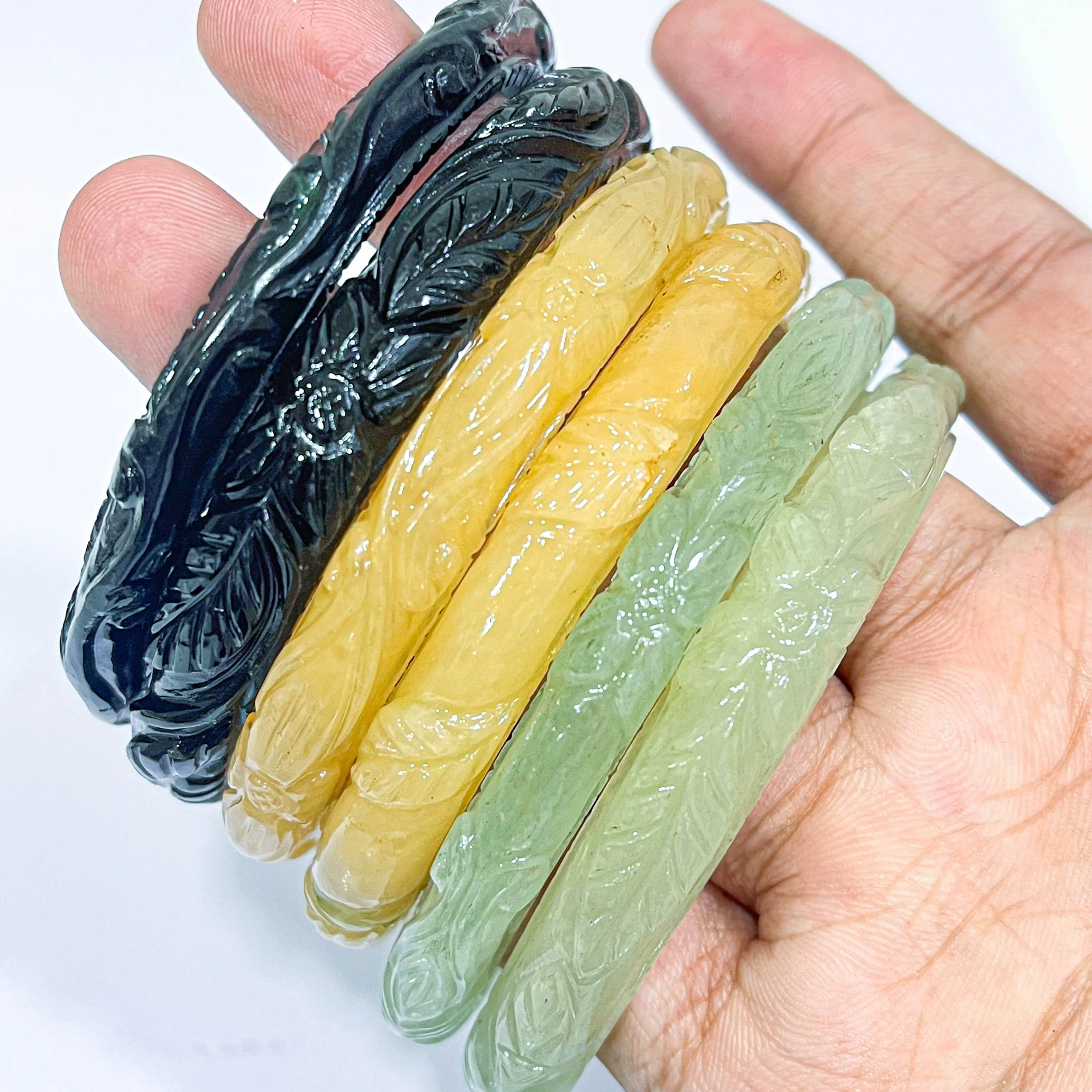 Natural Gemstone Hand Carved Bangle, Jade Bangle, Onyx Bangle, Onyx Carved, jade Carved, Bangle Bracelet, Gemstone Bracelet, Jade bracelet