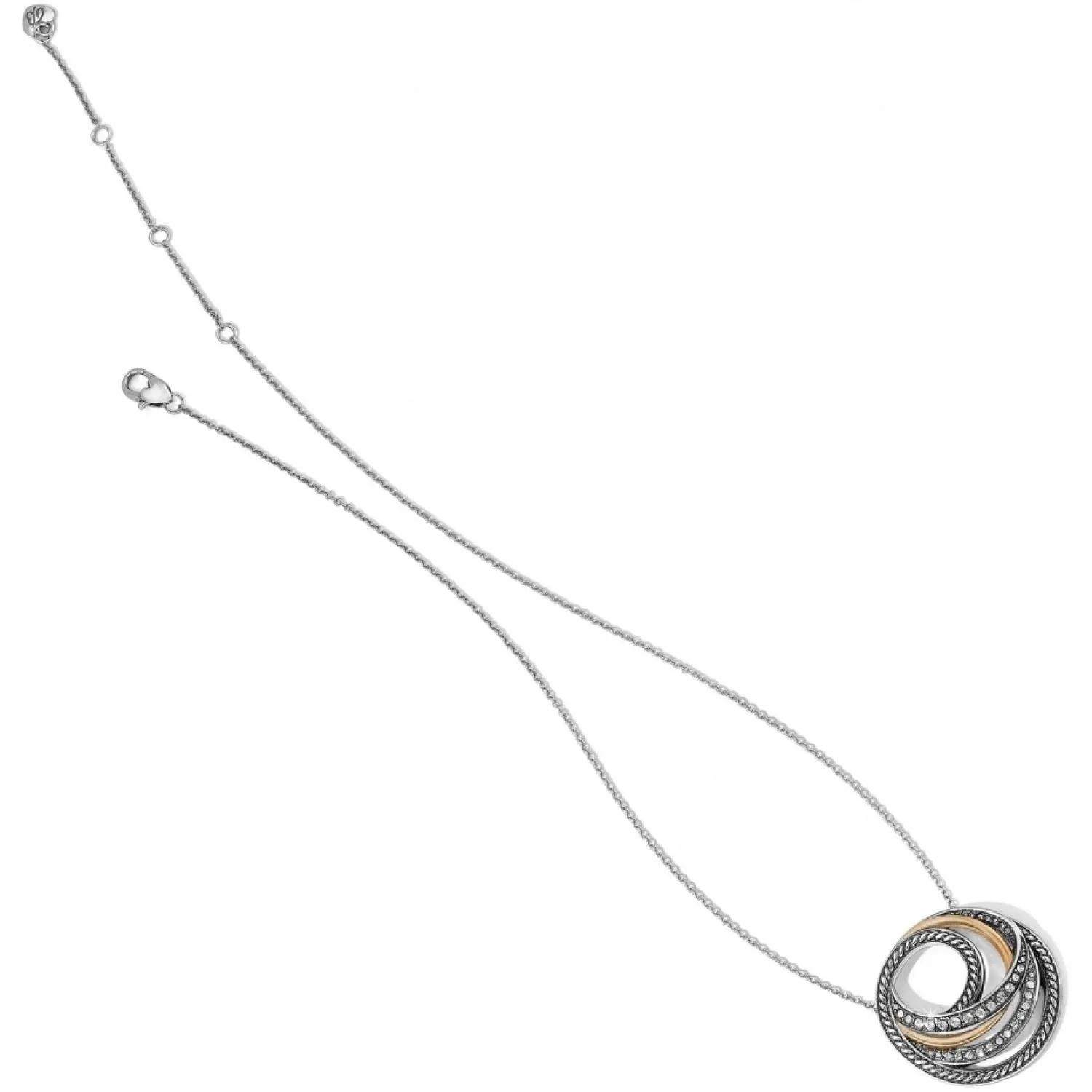 Neptune's Rings Two-Tone Short Necklace