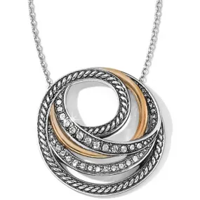 Neptune's Rings Two-Tone Short Necklace