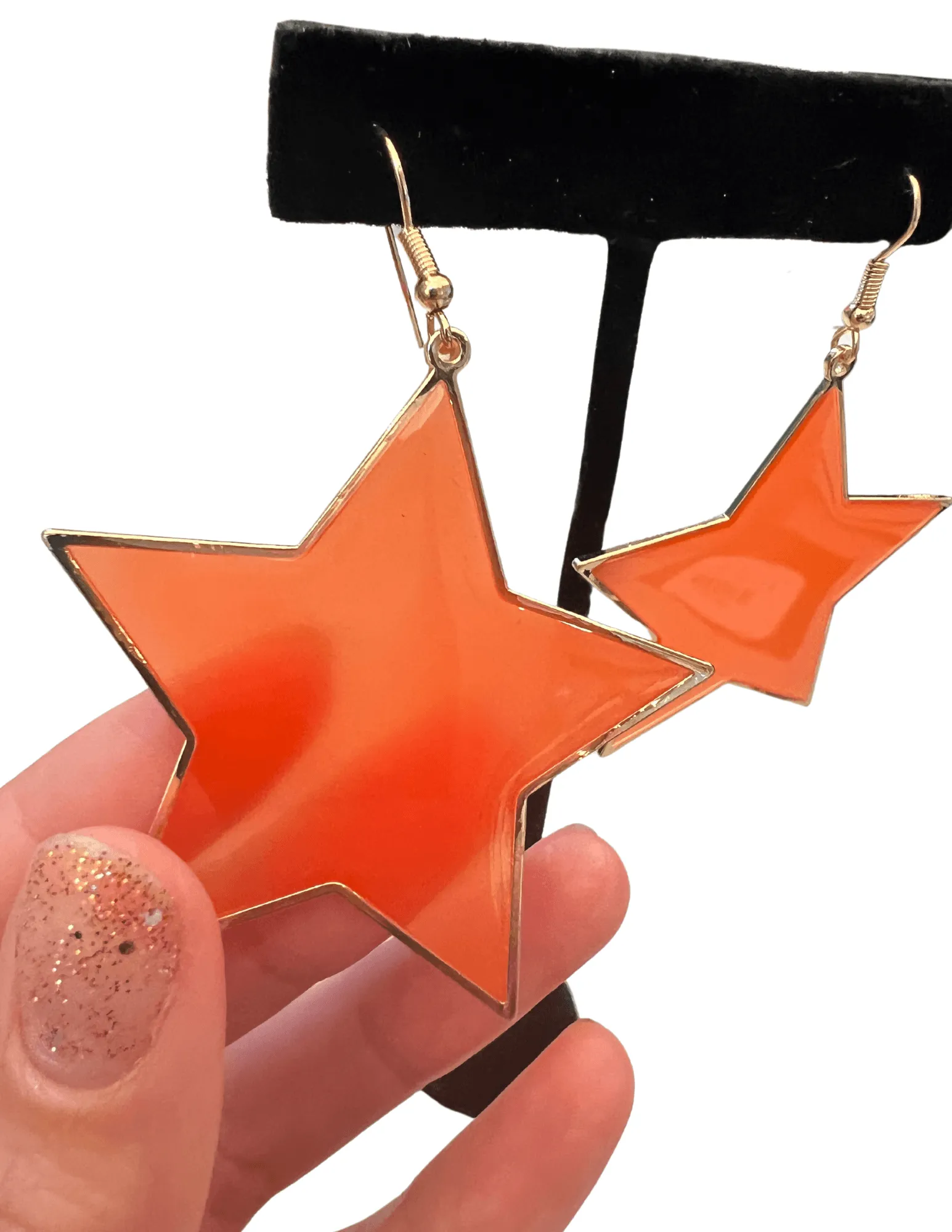 Opaque Star Earrings