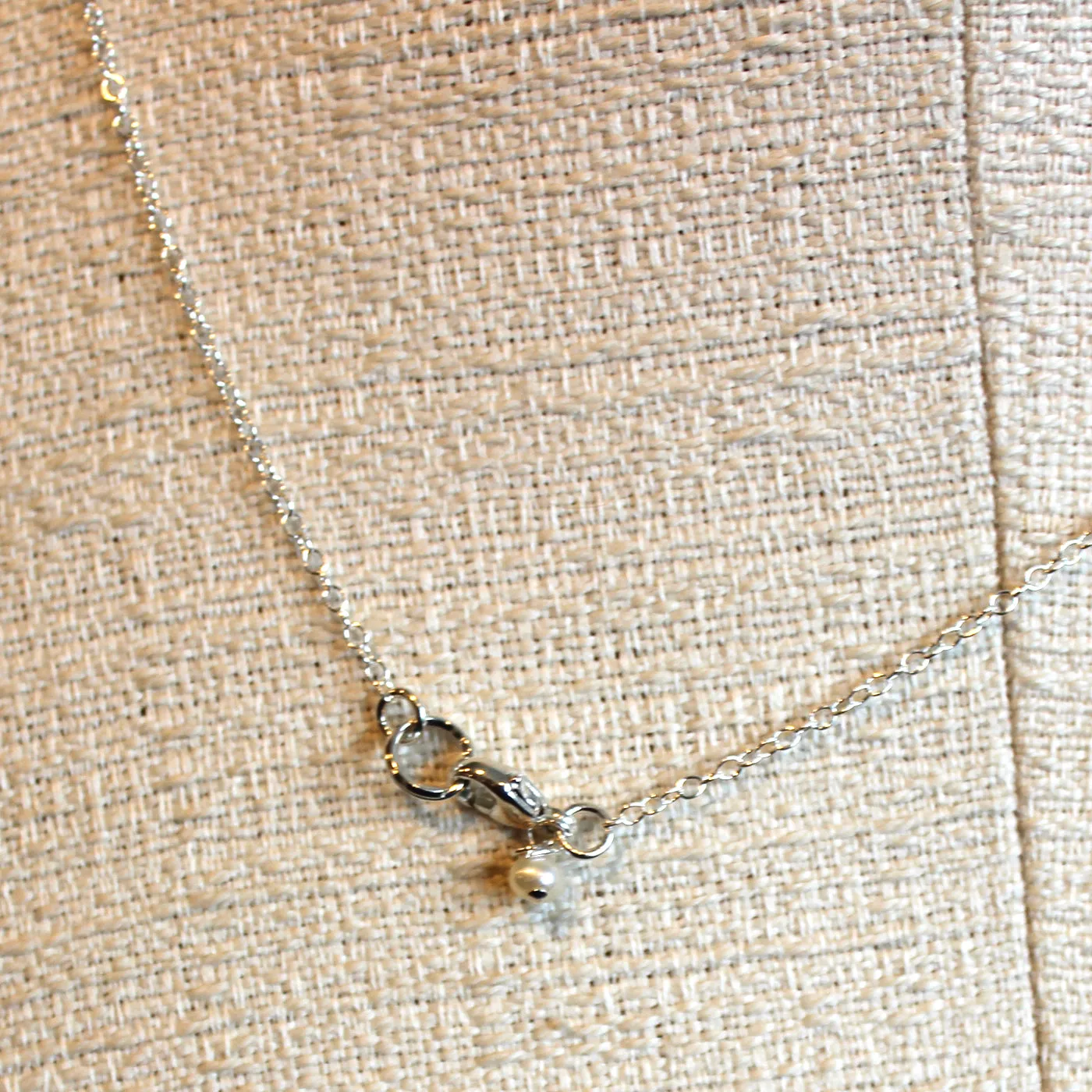 Oxidized Bar Necklace