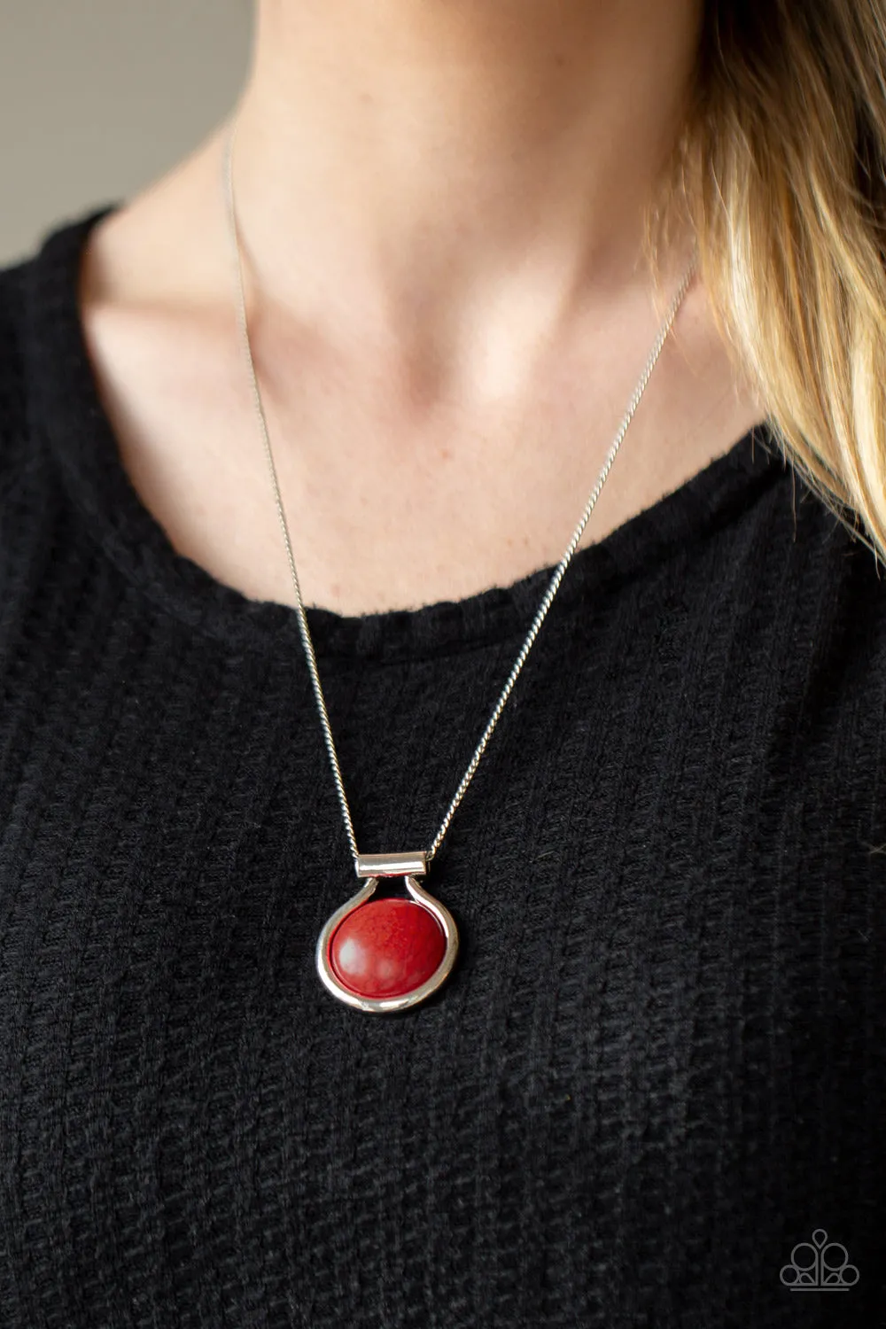 Paparazzi Necklace ~ Patagonian Paradise - Red