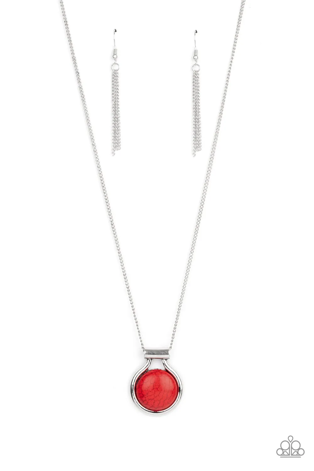 Paparazzi Necklace ~ Patagonian Paradise - Red