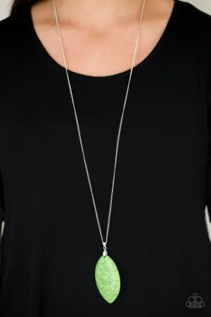 Paparazzi Necklace ~ Santa Fe Simplicity - Green Necklace