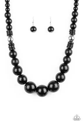 Paparazzi Panama Panorama-black Necklace