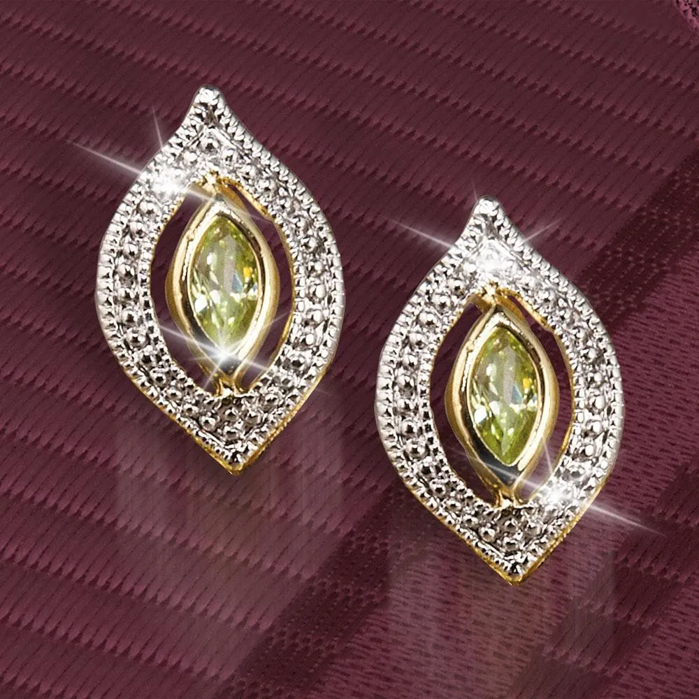 Peridot Bali Earrings