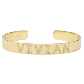 Personalized Diamond Bangle