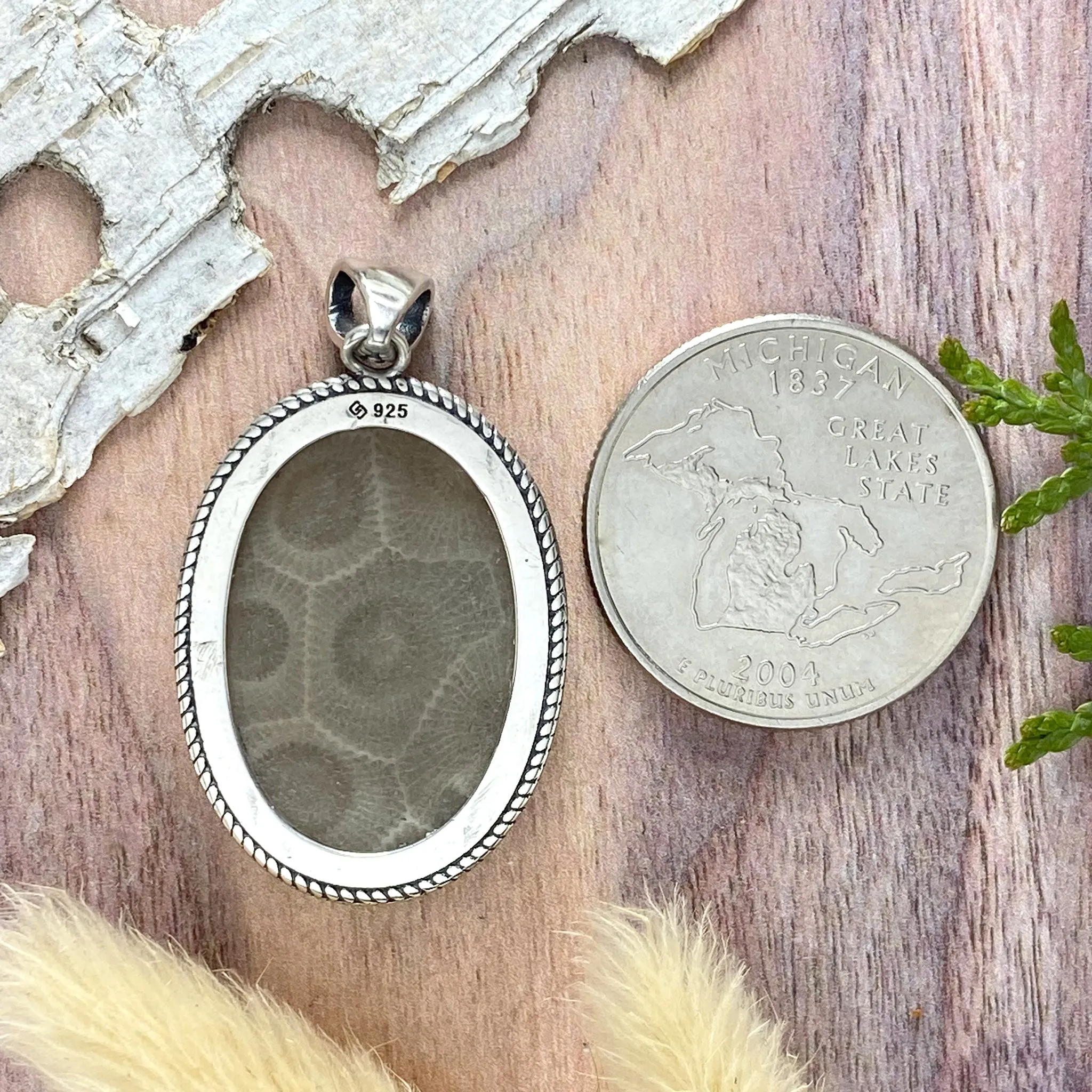 Petoskey Stone Pendant