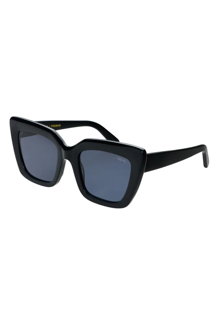 Portofino Cat Eye Sunglasses-Black