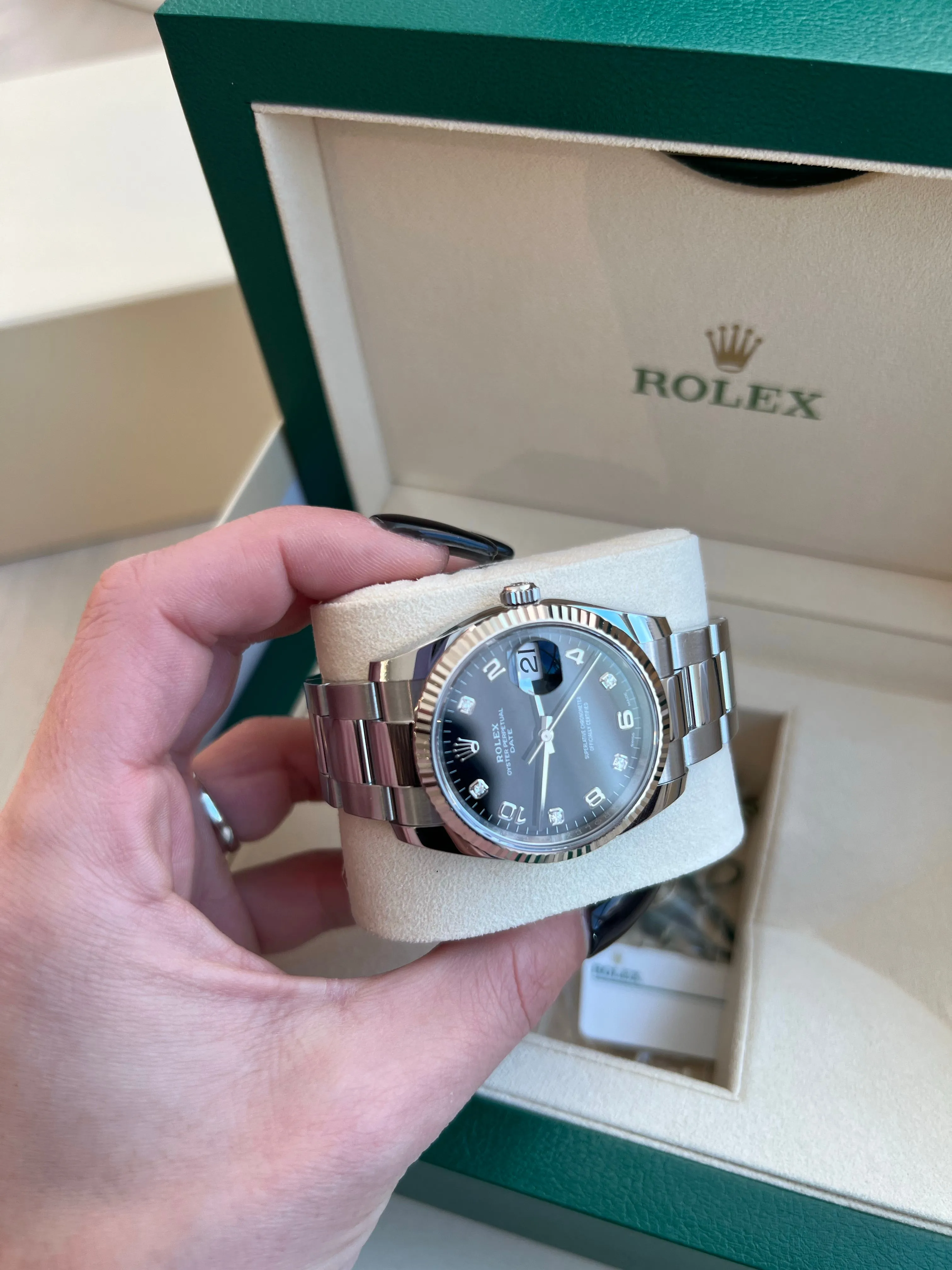 Rolex OP Datejust watch