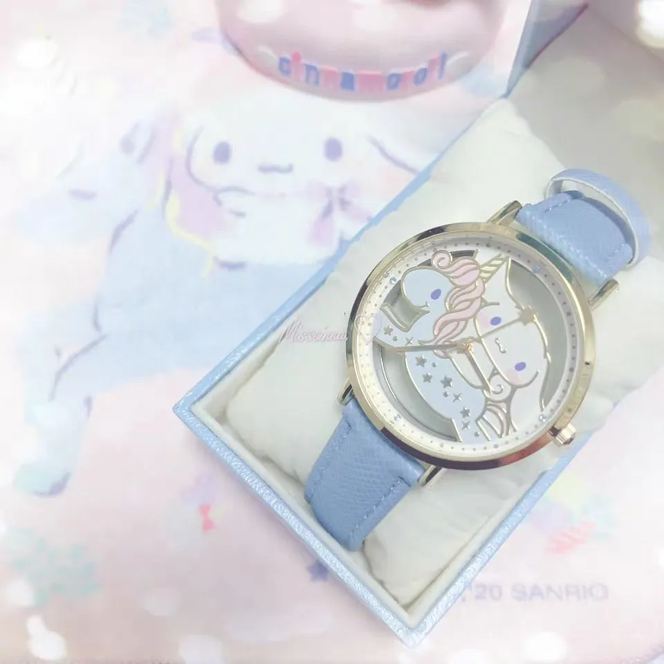 sanrio Cinnamoroll unicorn babyblue watch