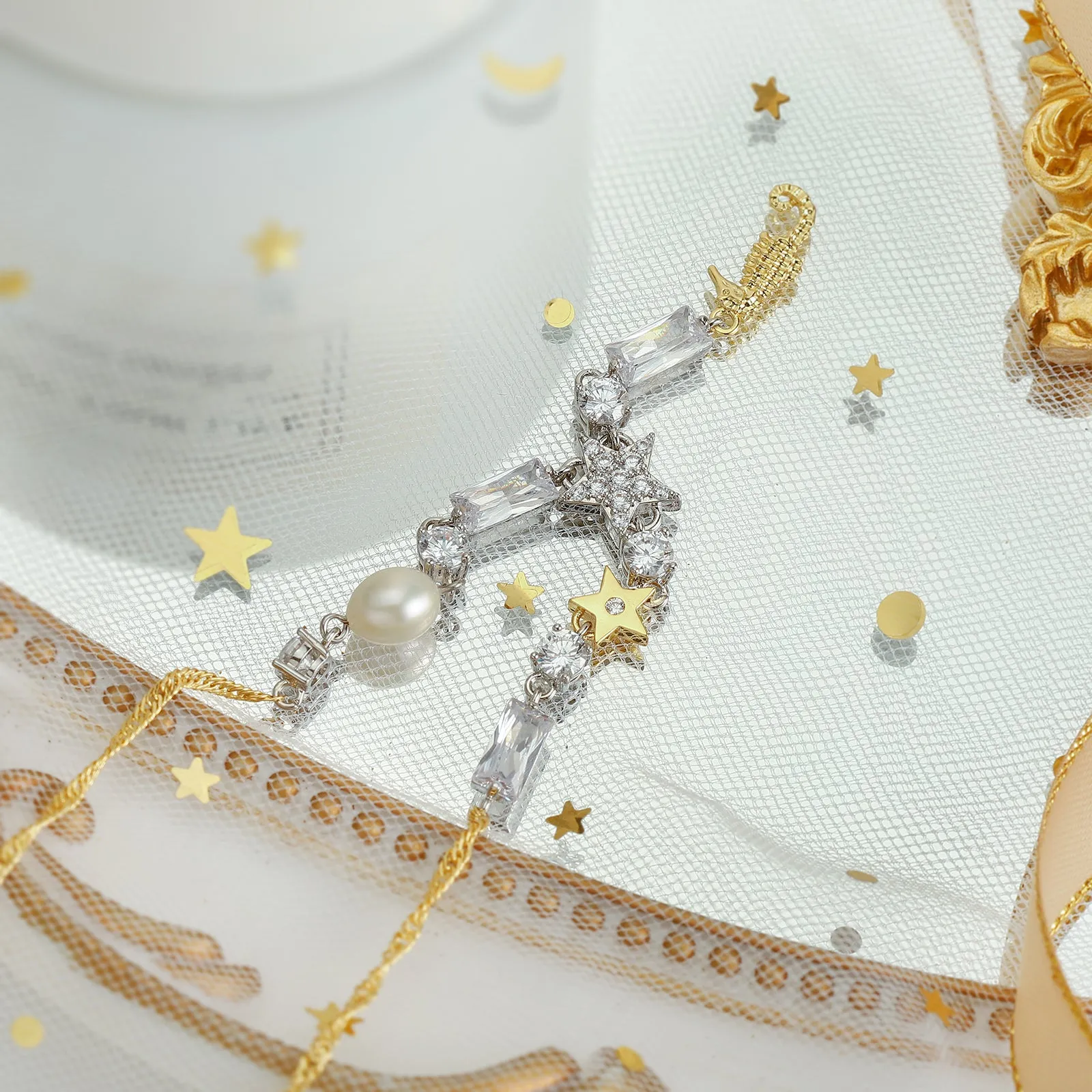 Seahorse Star Necklace