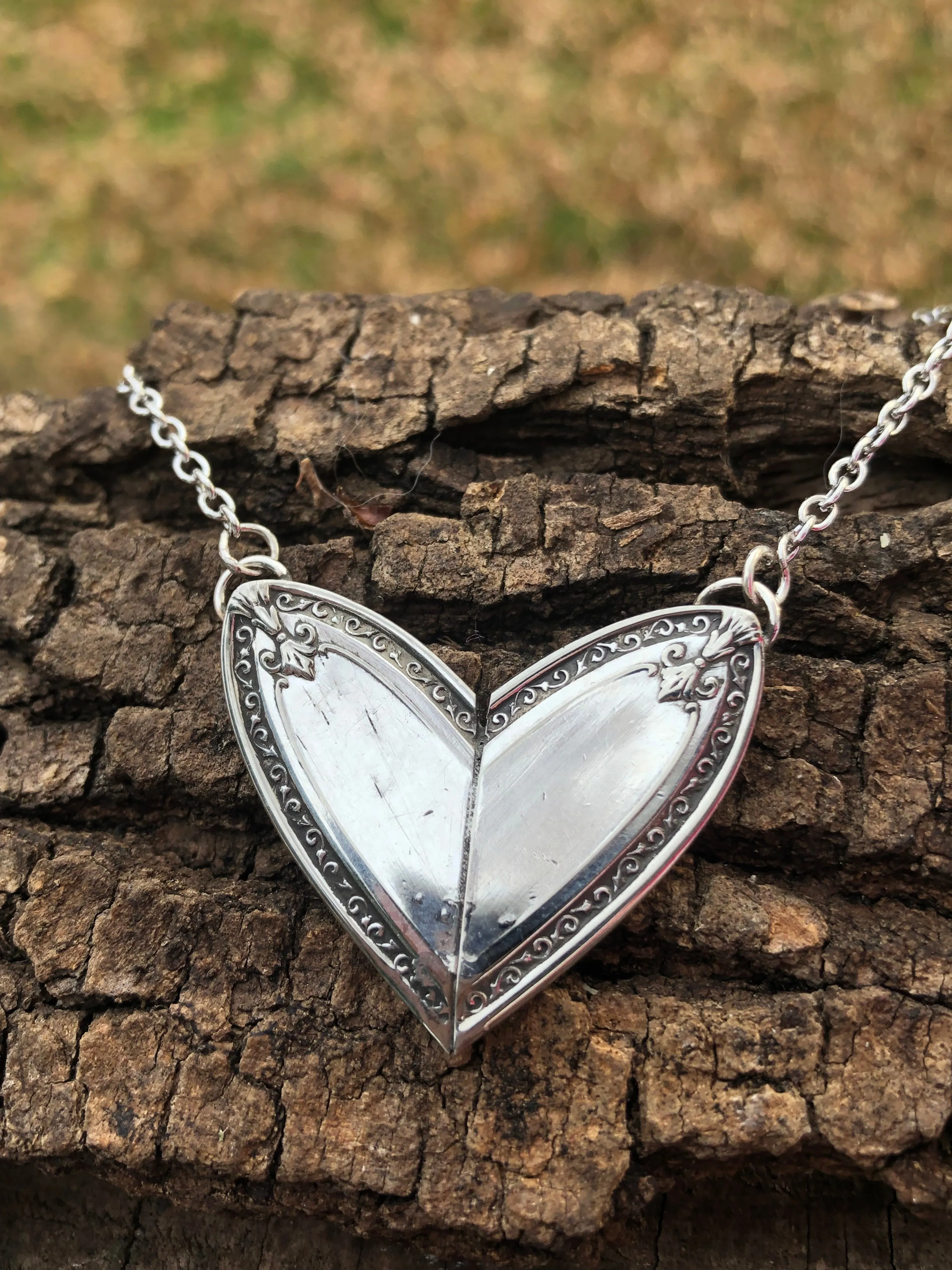 Silverware Heart Necklace Triumph