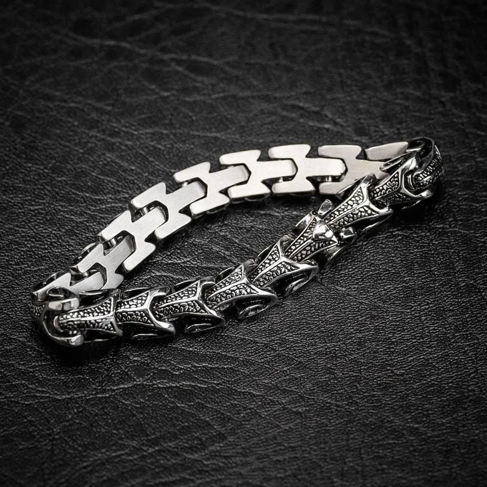 Stainless Steel Dragon Tail Bracelet