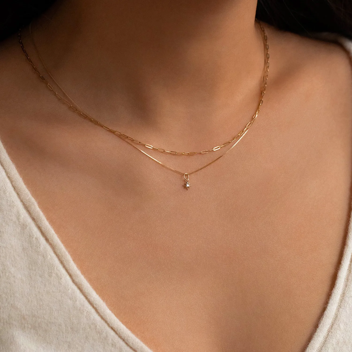 Starburst Necklace | 14k Gold