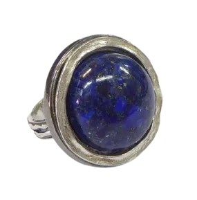 Sterling Silver 925 Ring set with Lapis / Turquoise / Onyx / Mother of Pearl