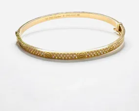 Studded Love Bangle 18K Gold