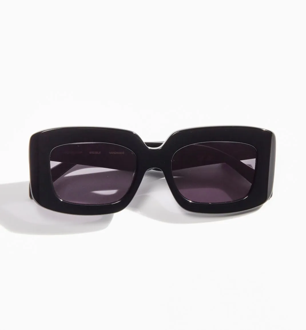 Sun Worship Bio-Acetate Sunglasses - Black with Smoke Lens