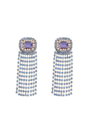 SWISHY EARRINGS LILAC