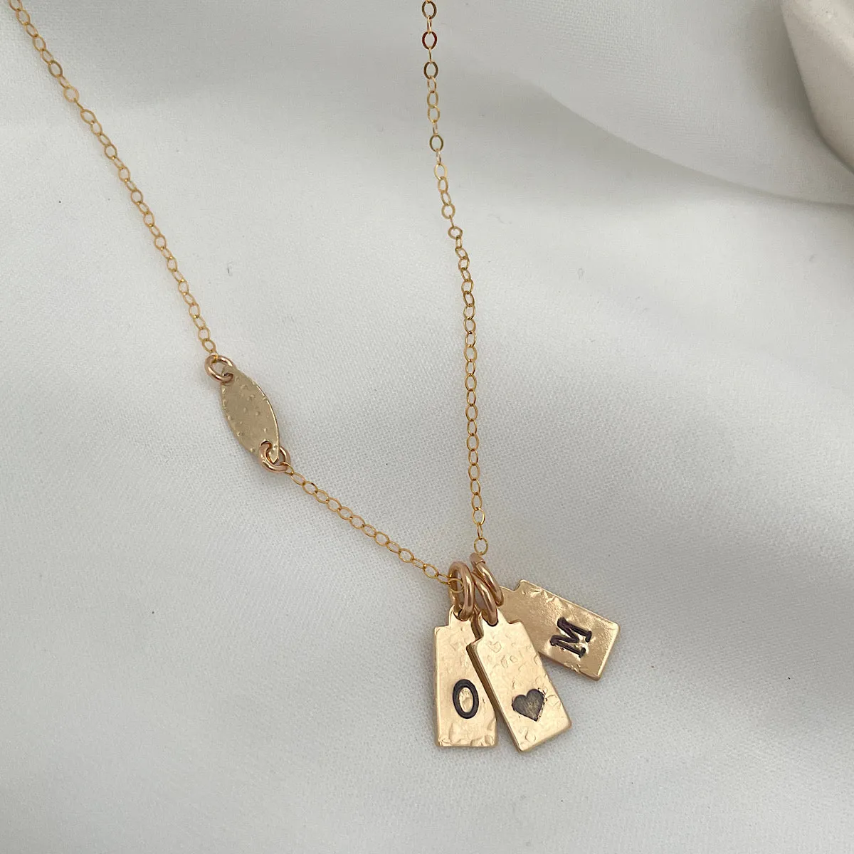 Tiny ID Tags Necklace