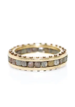 Todd Reed 18K Yellow Gold Raw Diamond Band