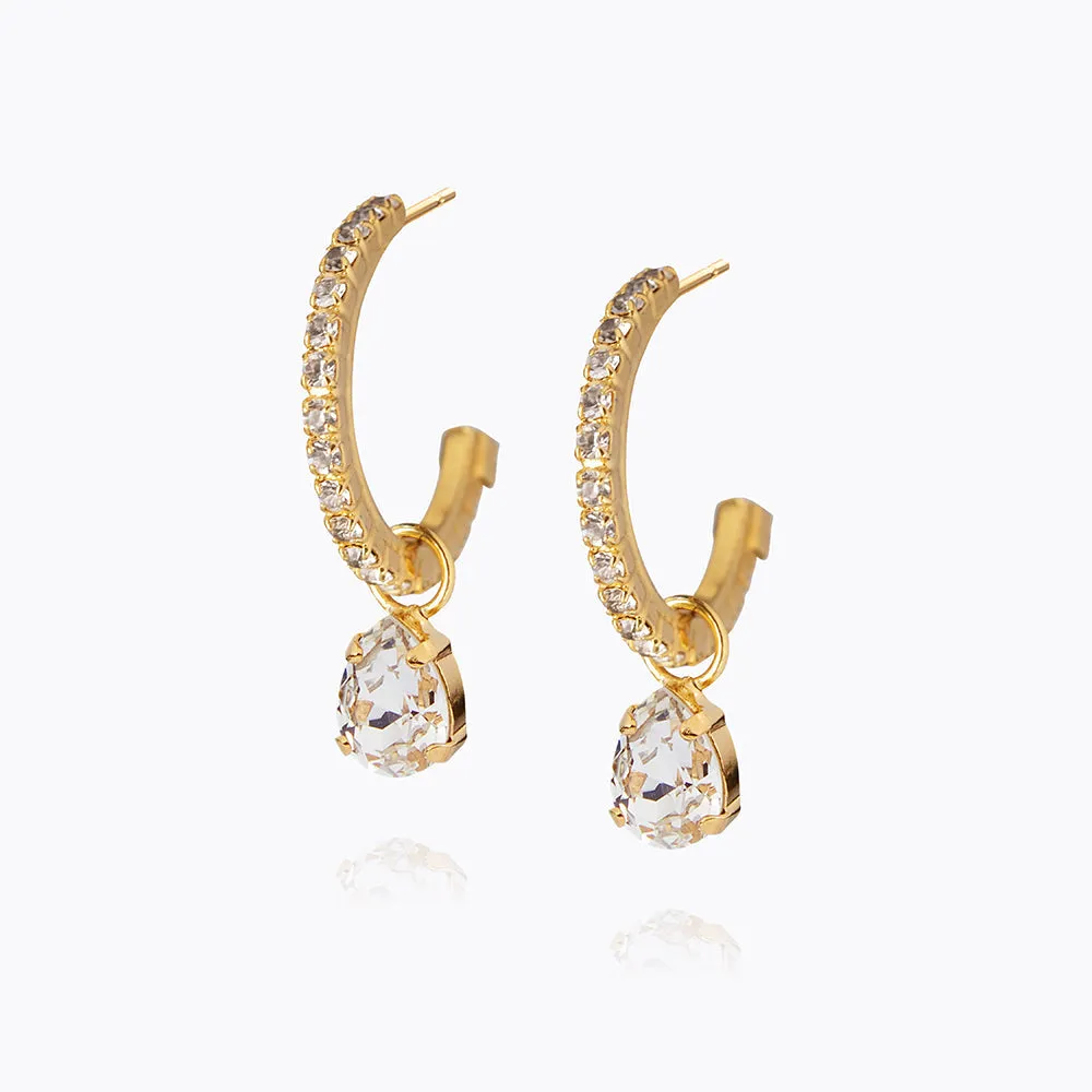 Tracy Loop Earrings / Crystal