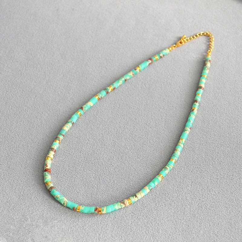 Turquoise Bead Necklace