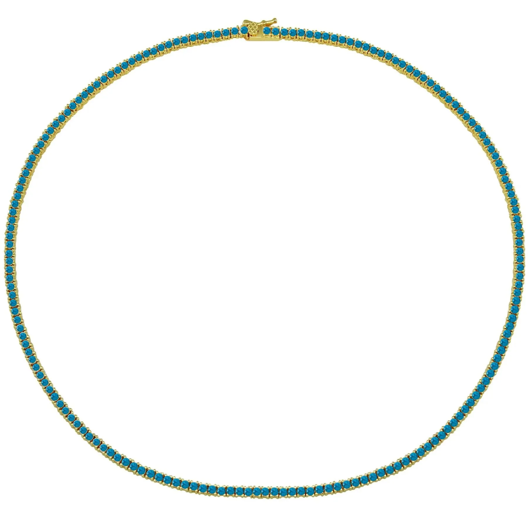 Turquoise Thin Tennis Choker